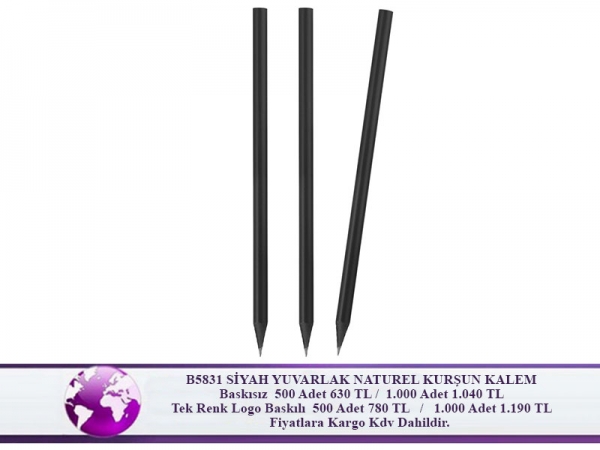 B5931-siyah-yubarlak-naturel-kursun-kalem-221018