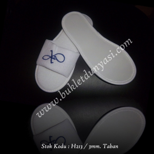 H213 Açık Burun Havlu Terlik 